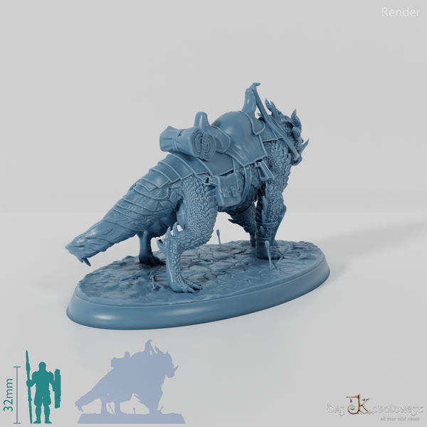 Kriegsdrache - Gesattelt 03