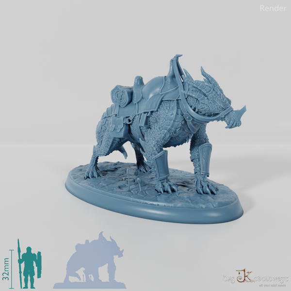 Kriegsdrache - Gesattelt 03