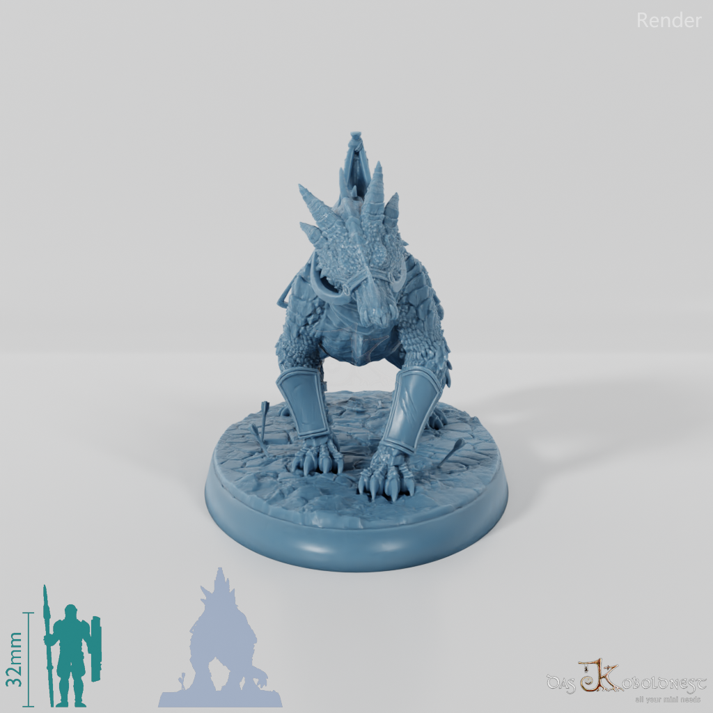 Kriegsdrache - Gesattelt 03