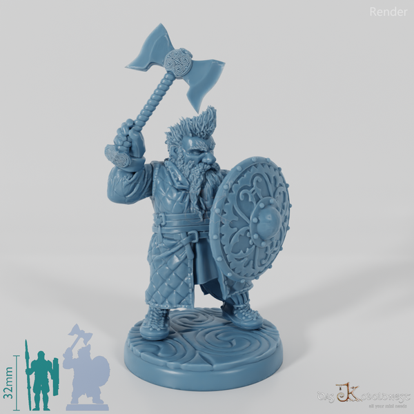 Zwergen-Axtkämpfer (Gambeson) - Komplettset