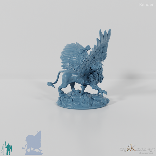 Dwarf Griffin Rider 01