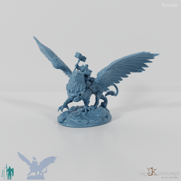 Dwarf Griffin Rider 01