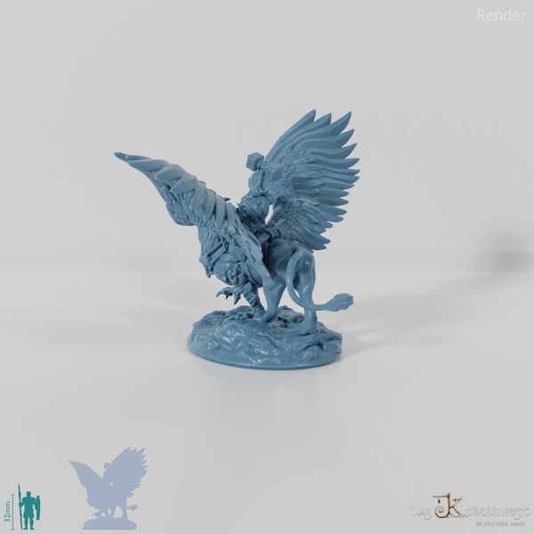 Dwarf Griffin Rider 01