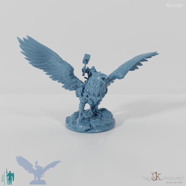 Dwarf Griffin Rider 01