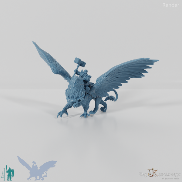 Dwarf Griffin Rider 01