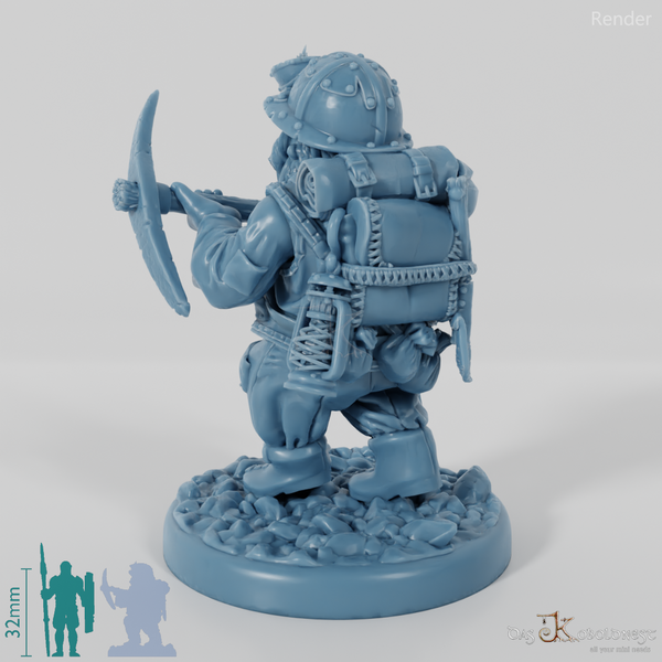 Zwergen-Bergarbeiter 07