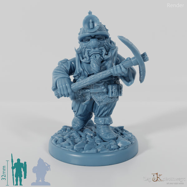 Zwergen-Bergarbeiter - Set 04