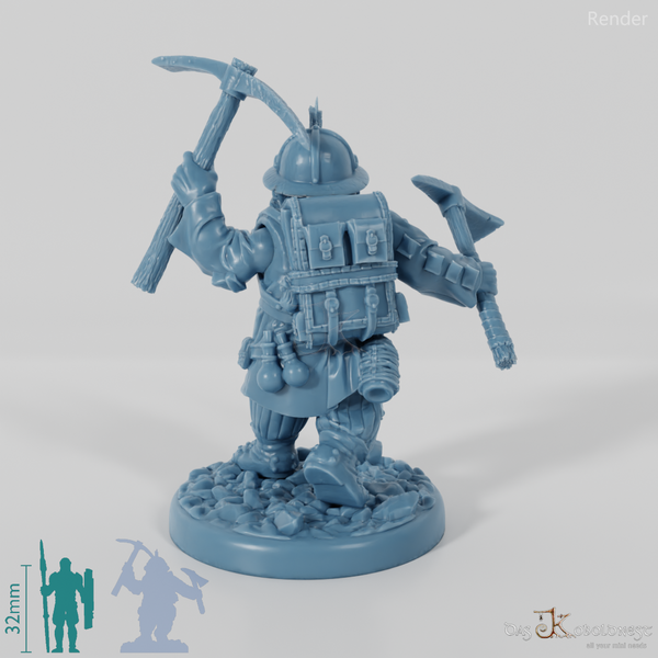 Zwergen-Bergarbeiter 19