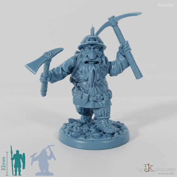 Zwergen-Bergarbeiter - Set 03