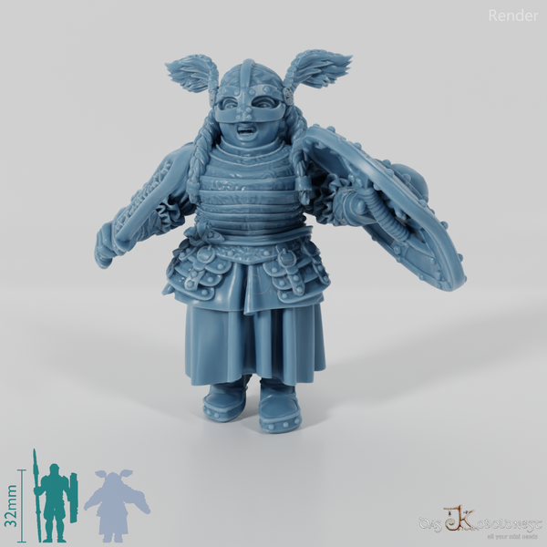 Zwergen-Schildmaid 08