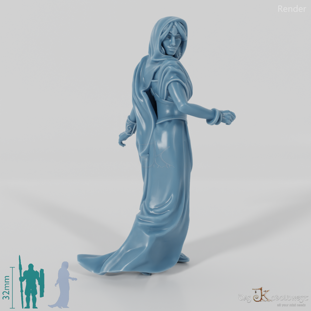 Ostmenschen-Prinzessin - Höfische Kleidung