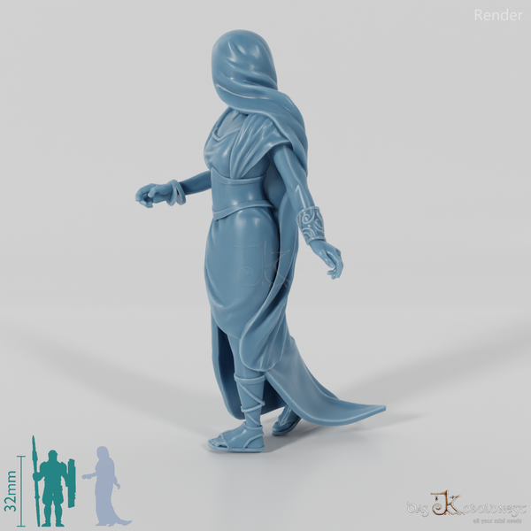 Ostmenschen-Prinzessin - Höfische Kleidung