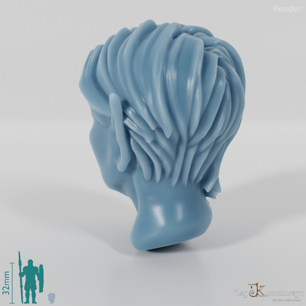 Frauenkopf - Elfin Asymmetrisch 2