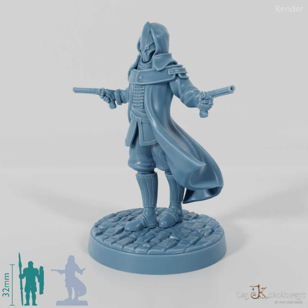 Astralelfen-Pistolenschütze mit Maske 01