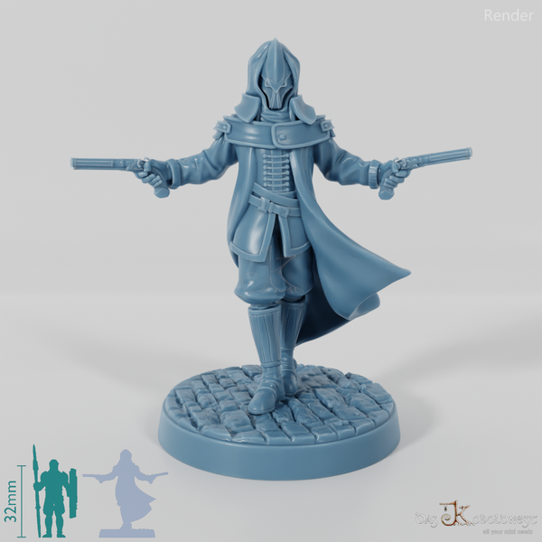 Astralelfen-Pistolenschütze mit Maske 01