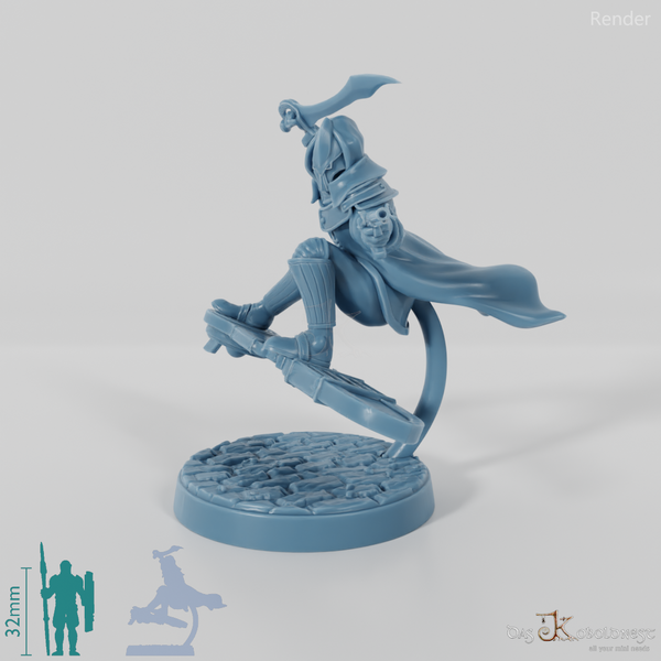 Astralelfen-Surfer mit Maske 03