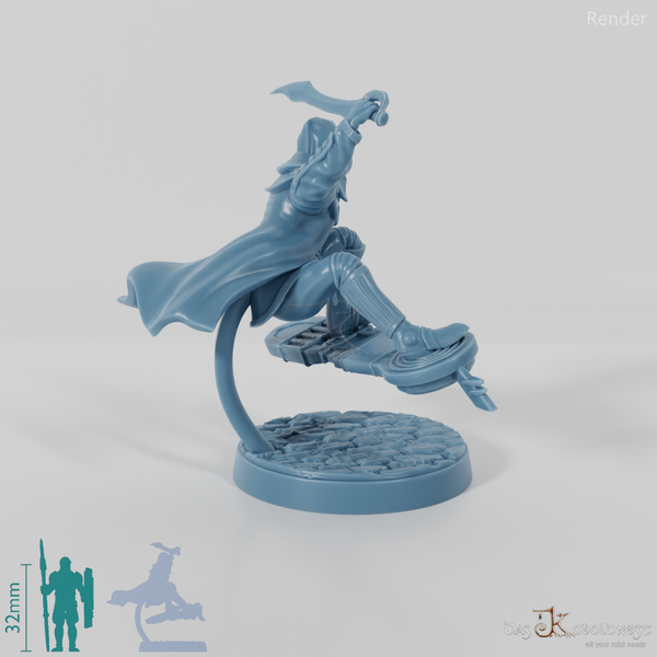 Astralelfen-Surfer mit Maske 03