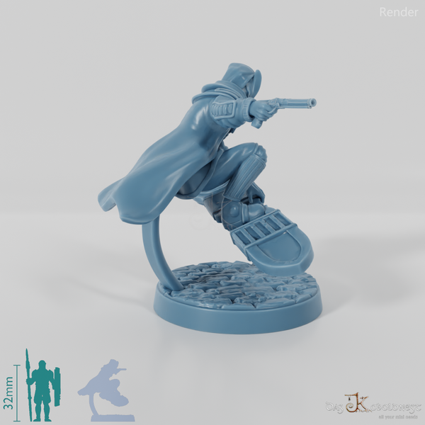 Astralelfen-Surfer mit Maske 01