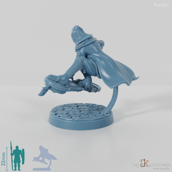 Astralelfen-Surfer mit Maske 01