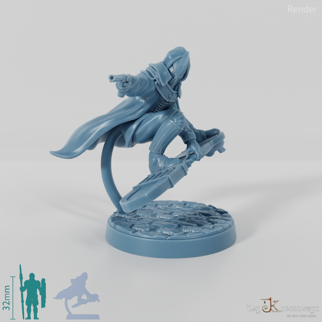 Astralelfen-Surfer mit Maske 01