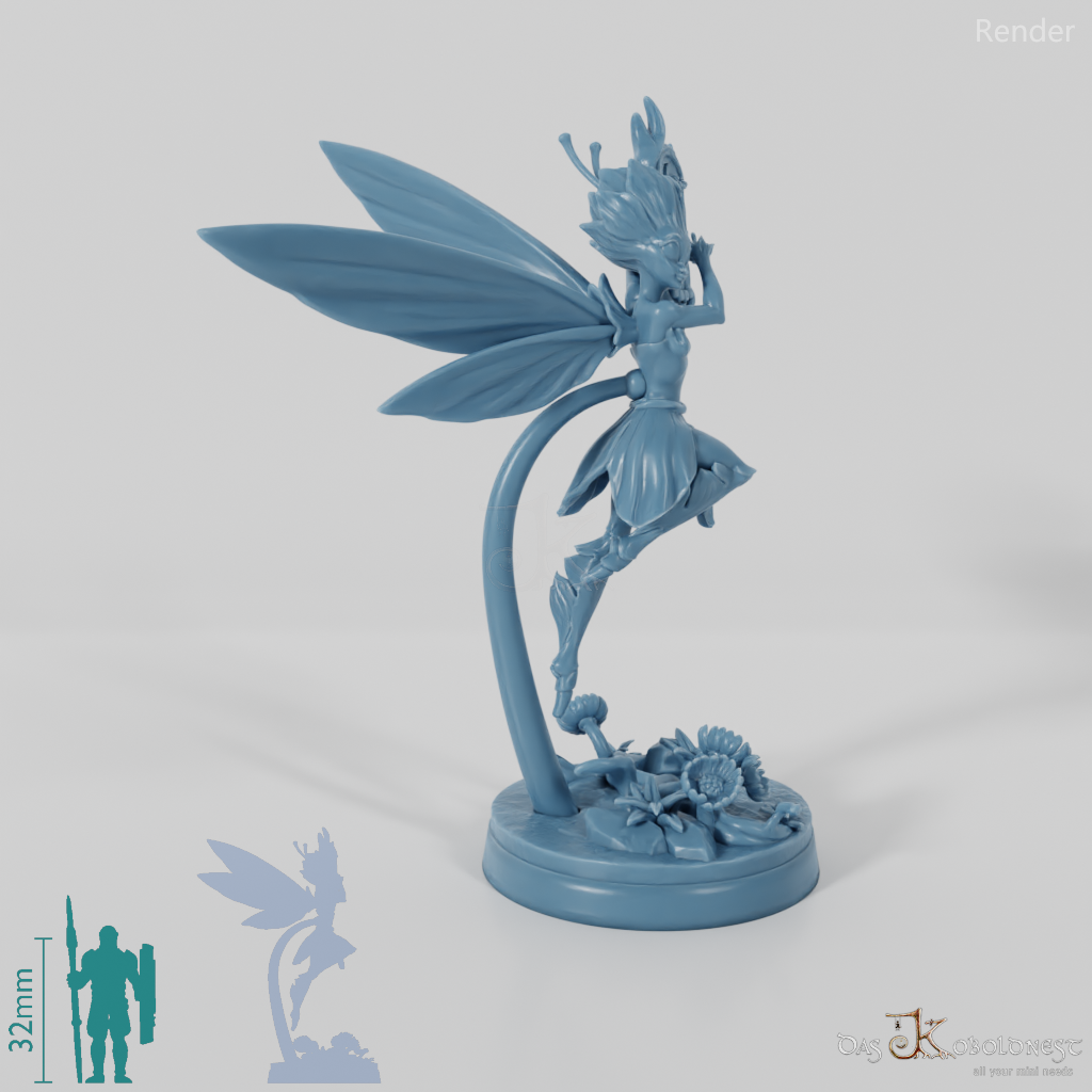 Selige Feen-Harfenistin