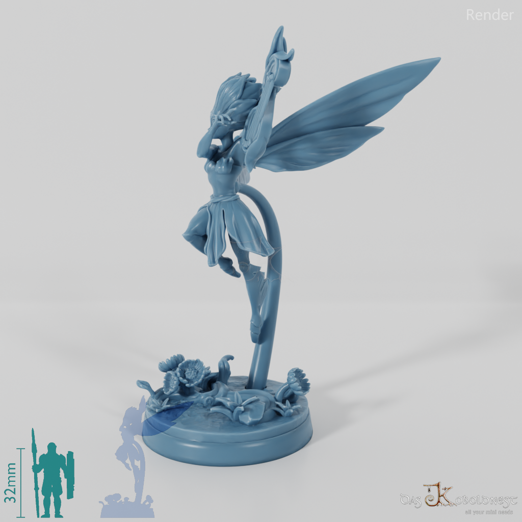 Selige Feen-Harfenistin