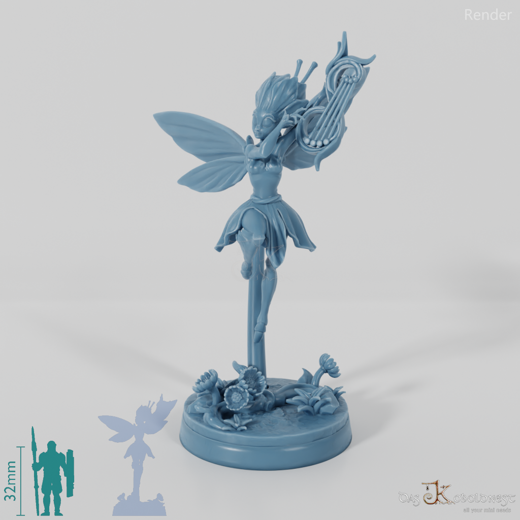 Selige Feen-Harfenistin