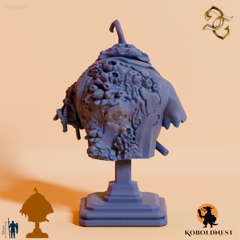 Büste - Jack Vierarm, Tiefseepirat