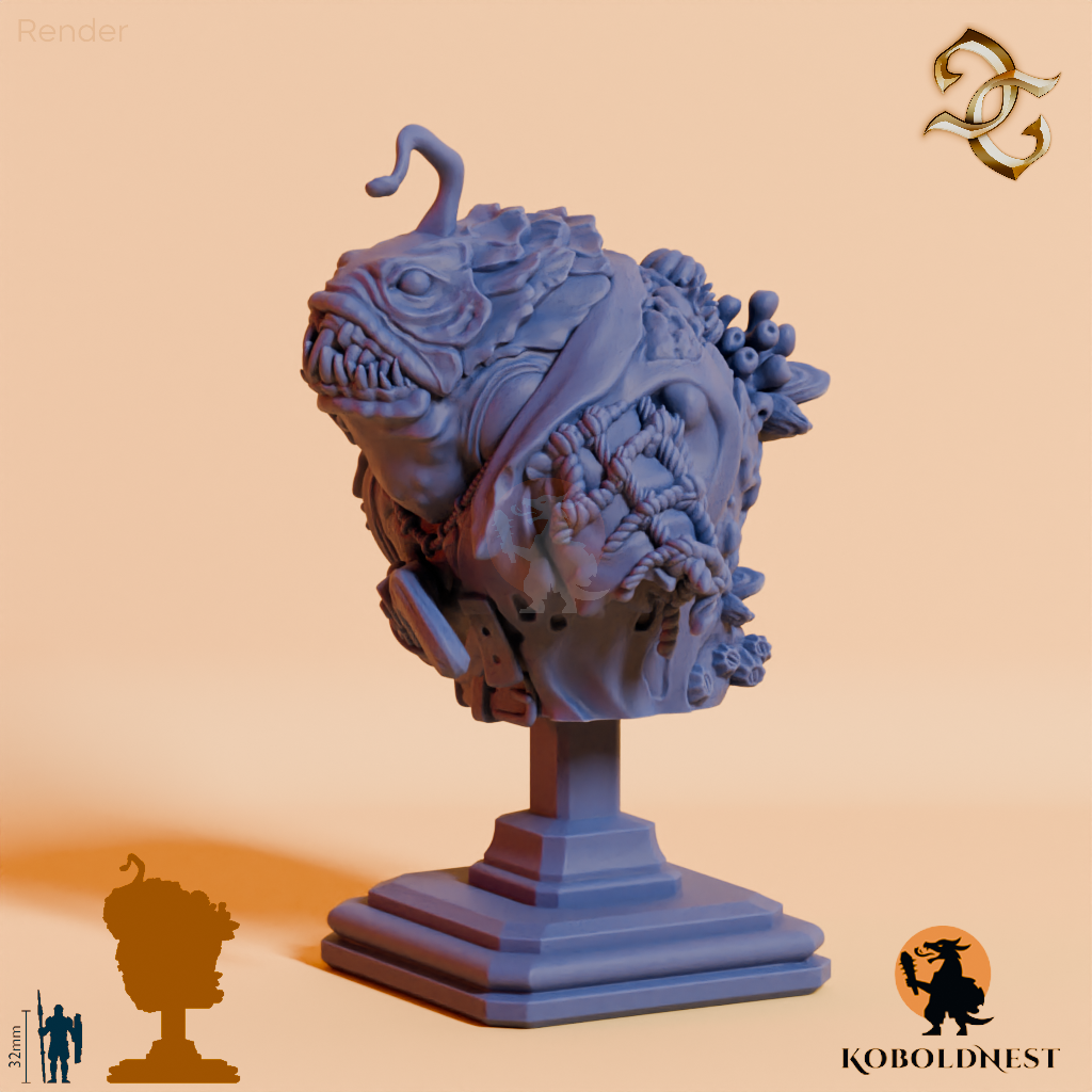 Büste - Jack Vierarm, Tiefseepirat