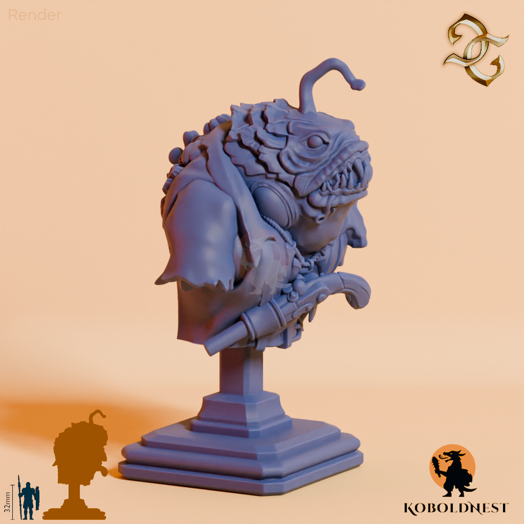 Büste - Jack Vierarm, Tiefseepirat