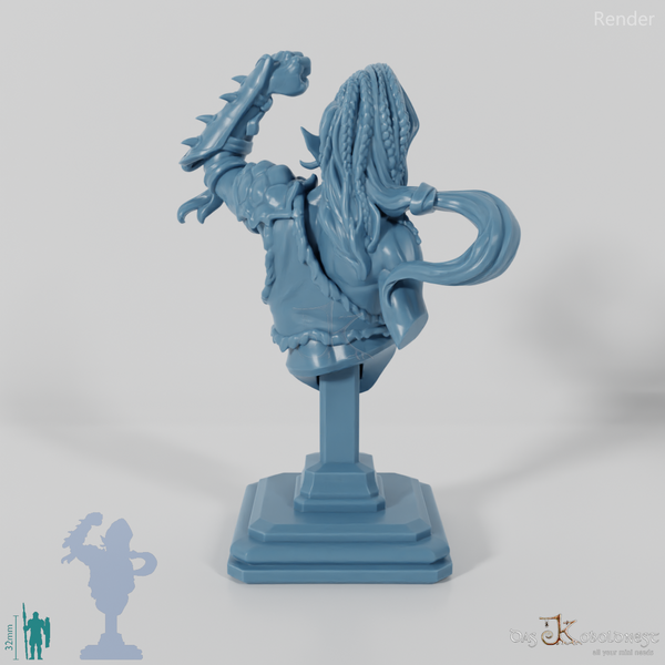 Büste - Fury, Orkische Küstenkriegerin