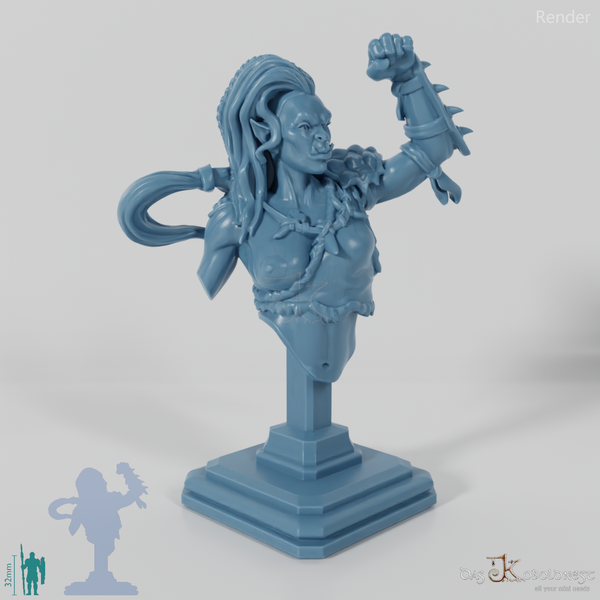 Büste - Fury, Orkische Küstenkriegerin