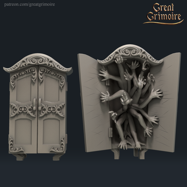 Alptraumhafter Wandschrank