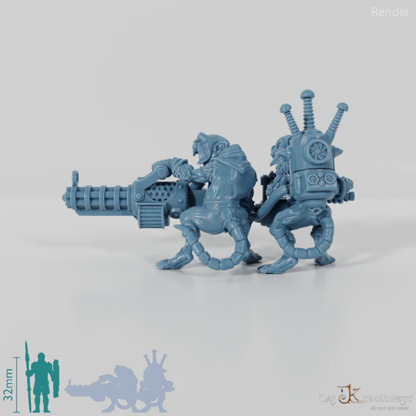 Tecnomancer's Guild Gatling-Crew