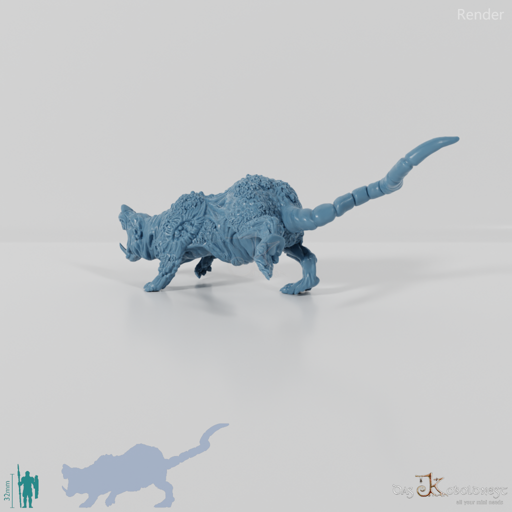 Gigantische Pestratte