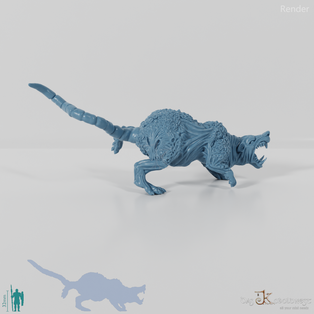 Gigantische Pestratte