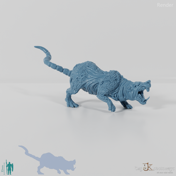 Gigantische Pestratte