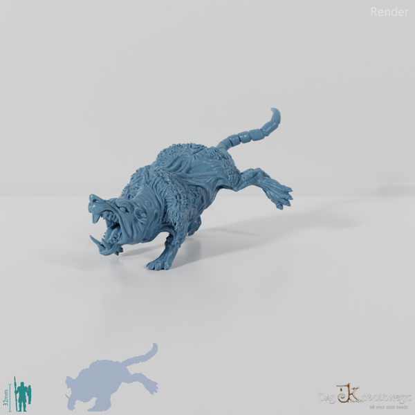 Gigantische Pestratte