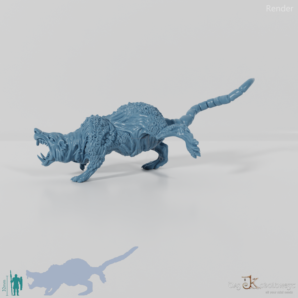 Gigantische Pestratte