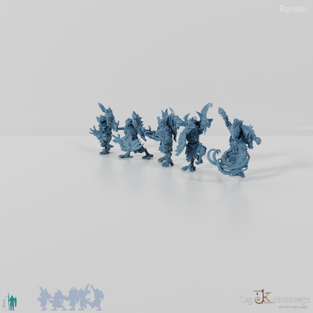 Void Blessed Soldiers - Haunted Gladiators of Change Komplettset