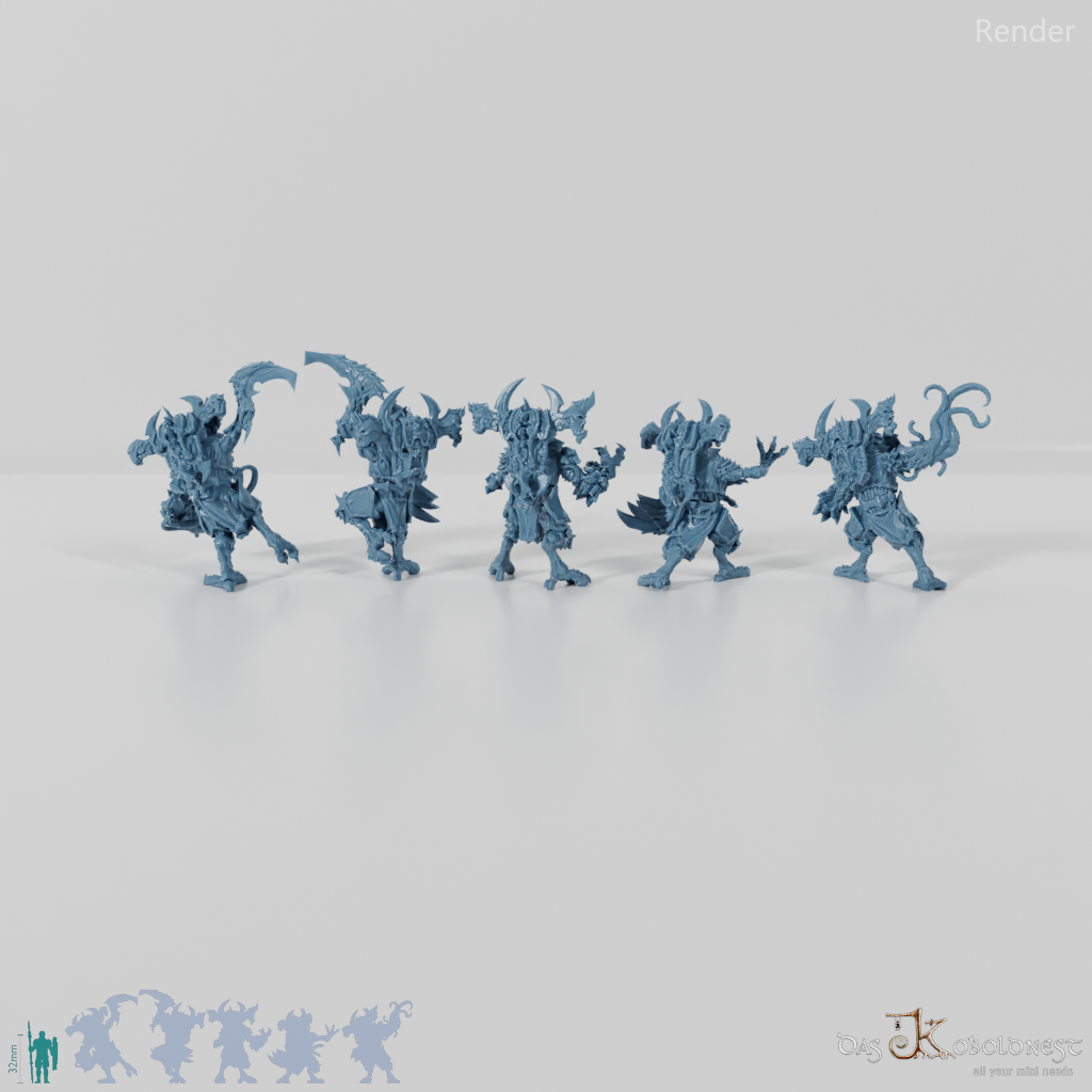 Void Blessed Soldiers - Haunted Gladiators of Change Komplettset