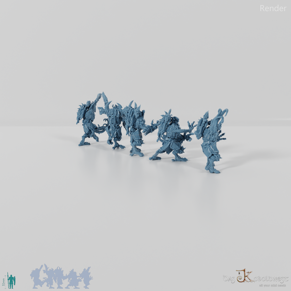 Void Blessed Soldiers - Haunted Gladiators of Change Komplettset