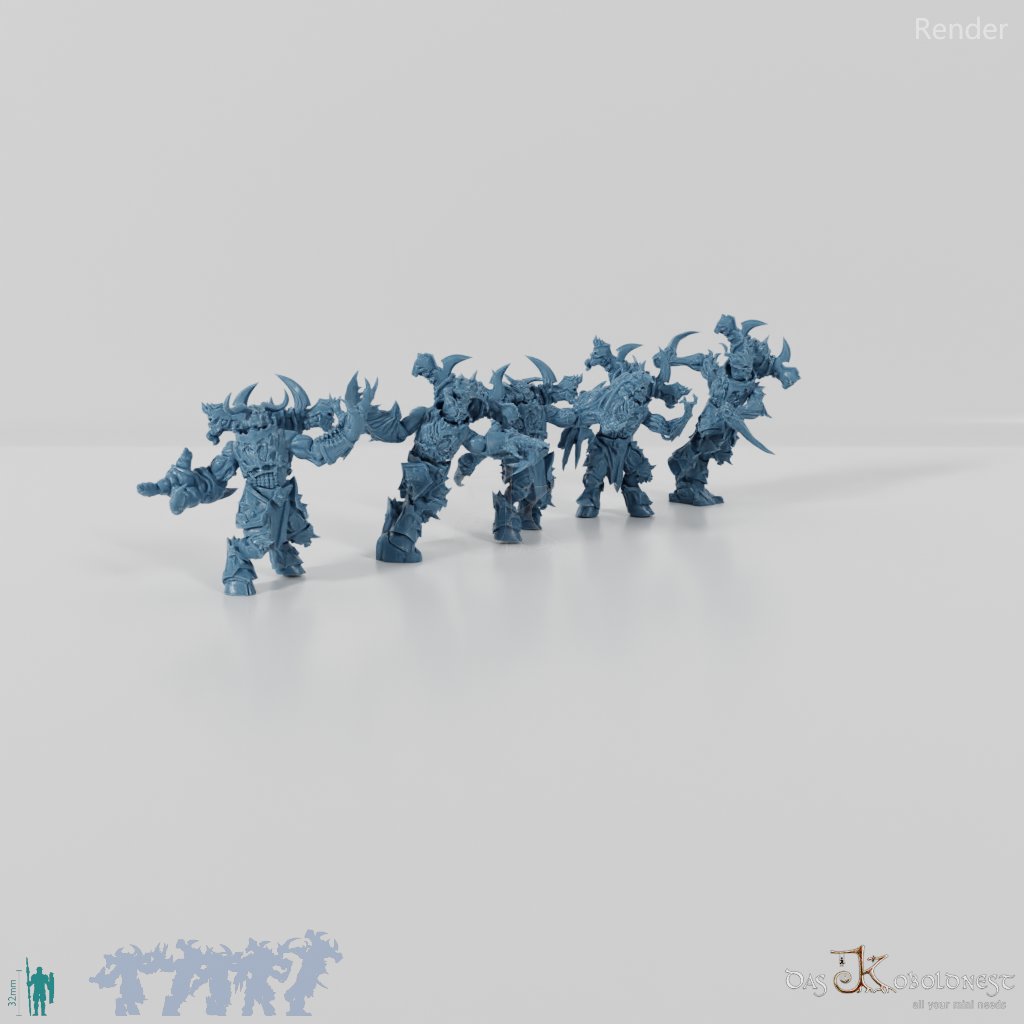 Void Blessed Soldiers - Haunted Gladiators of Wrath Komplettset