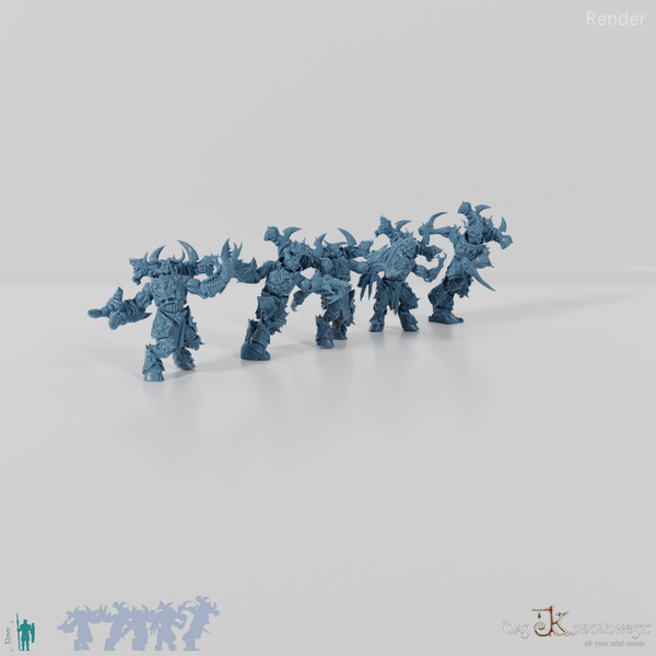 Void Blessed Soldiers - Haunted Gladiators of Wrath Komplettset