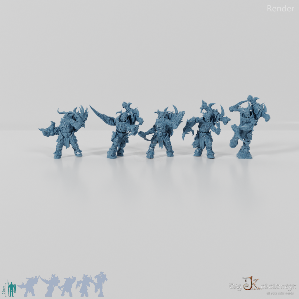 Void Blessed Soldiers - Haunted Gladiators of Wrath Komplettset