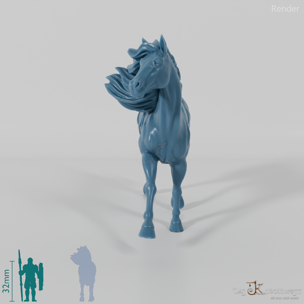 Pferd von Gollnir dem Weißen Zauberer