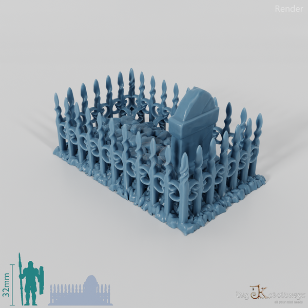 Eingefasstes Grab 03