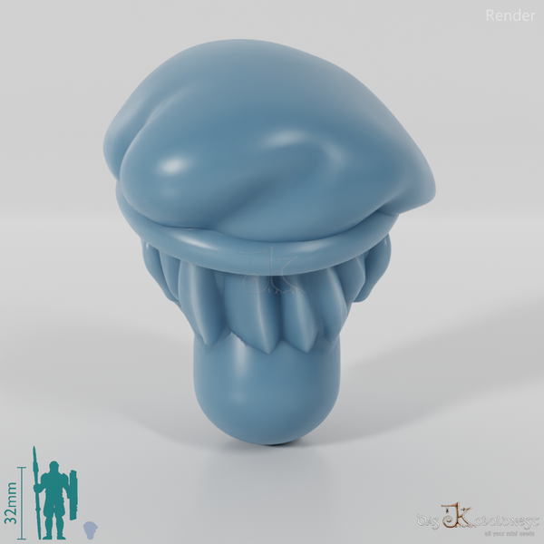 Space Soldiers - Infanteriekopf - Frau 02