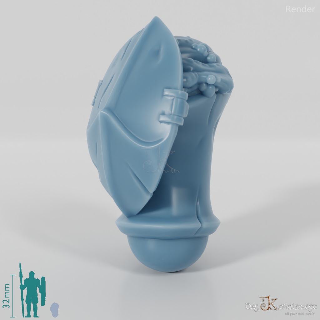 Vile Hero - Head - Jousting (Corrupted Lid)