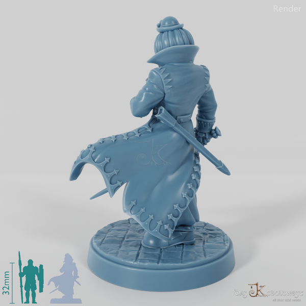 Jakob Grimsky, Kopfloser Reiter - Kostümiert